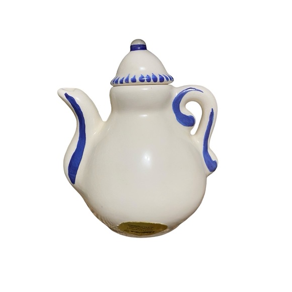 Vintage Miniature Tea Set 8 Piece Blue Floral Doll House Collectible - Picture 15 of 16